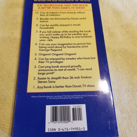 Roman Numeral 2 An altogether new book of top 10 lists paperback book 1st editio - Picture 2 of 6